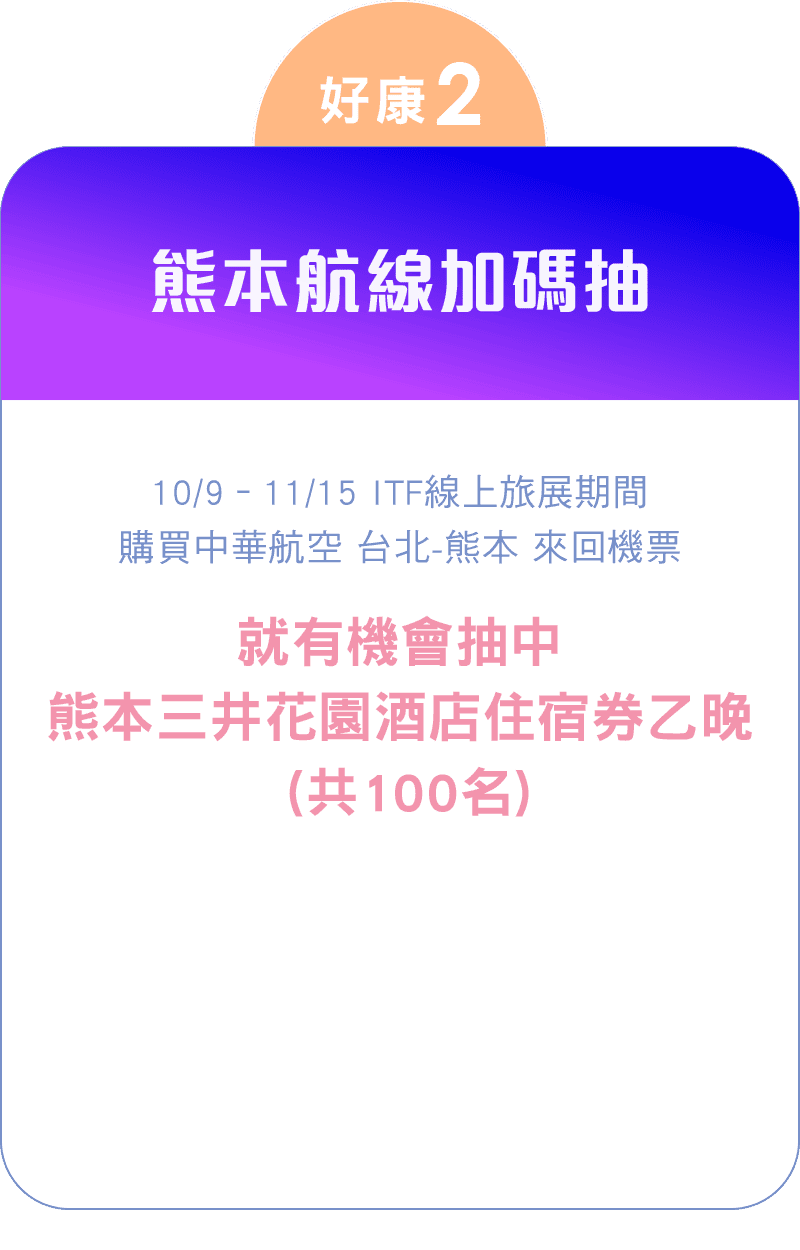 熊本航線加碼抽